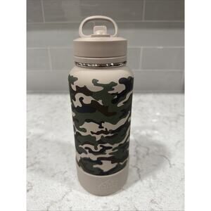 Hydrapeak Soft Touch Camo Print 32-oz Steel Sport Tumbler Water Bottle NEW